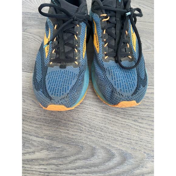 Brooks REVEL 7 Tennis Shoes men's 10.5 Running/Walk Blue/Orange/Black, Athletic - Picture 8 of 8